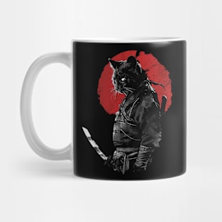 samurai cat Mug